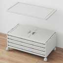 additional Extra Large Lids for UAMFURI 160QT storage bins,Lids only (160QT/165QT, White-2pcs)
