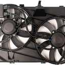 FD502 Replacement Dual Radiator & Condenser Cooling Fan Assembly for Ford Edge 2007-2014 for Lincoln MKX 3.5L 3.7L
