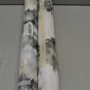 Foggy Forest Wallpaper Peel and Stick 17.4" x 393" Misty Woodland Green/Yellow Trees Contact Paper Waterproof Self-Adhesive Wall Paper for Bedroom Countertop Desk Cabinets Decor Renter Friendly