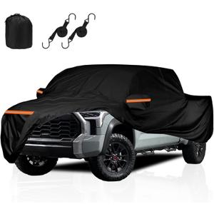 Truck Cover Fit Toyota Tundra(2000-2025)Double/Crew Cab with 6.2-6.5" bed and Toyota Tundra(2007-2025)CrewMax with 5.5" bed Waterproof Truck Car Cover Outdoor Indoor Sun UV Rain Snow Wind Protection