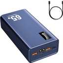 Power Bank Fast Charging 50000mAh, 65W Laptop Portable Charger USB C Compatible with MacBook Dell, PD External Battery Bank Compatible with iPhone 14/13, Cell Phone, Tablet, 3 Output &1 Input