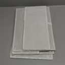 Furologee Nightstands Set of 2, End Tables Set of 2 with Charging Station and LED Lights, White Night Stands with 2 Fabric Drawers, Bedside Tables for Living Room/Bedroom