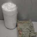 JVEOO Muslin Baby Changing Pad, 2 Pack Muslin Soft Cotton Covers & Waterproof Lining Foam Diaper Changing Table Pad 32" x 16.6" Mat for Dressers & Table (Khaki+Sage Green)