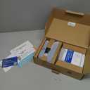 Veise VE017-B Fingerprint Smart Lock for Front Door, App Control, 8-in-1 Keyless Entry Deadbolt with 2 Zinc Alloy Lever Handles Set, Emergency Power Port, Auto Lock, Electronic Keypad, Black