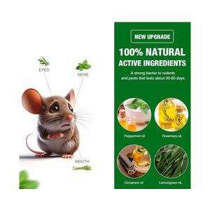 18P Rodent Mice Repellent, Peppermint Oil to Repel Mice and Rats, Rodent Mouse Repellent for Car, Natural Ingredients Rat Repellent Balls Deterrent Indoor