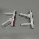 Door Lever Lock (2 Pack)  Prevents Toddlers from Opening Doors  Easy One-Hand Operation for Adults  Durable ABS with 3M Adhesive Backing  No Tools Needed for Install (White)