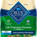 Blue Buffalo Life Protection Formula Adult Dry Dog Food, Helps Build and Maintain Strong Muscles, Made with Natural Ingredients, Lamb & Brown Rice Recipe, 5-lb. Bag (5 Pound (Pack of 1))