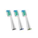 3 x Waterpik Standard Brush Heads, Replacement Tooth Brush Heads For Former Sensonic/Complete Care Models, SRRB-3W, 3 Count