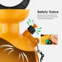 VIVOSUN 2.1Gal/8L Pump Pressure Sprayer, Pressurized Water Spray Bottle with Adjustable Shoulder Strap, Adjustable Nozzle, Safety Valve & Additional Seals, Ideal for Watering, Fertilizing, Cleaning