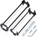 Basin Wrench and Broken Pipe Extractor Tool Set, 7 Sizes Faucet Tool Four-jaw Hex Spanner Universal Plumbers Tool for Tight Spaces, Extractor Tool for 1/2" to 1" Damaged Faucet Bolts & Pipe Threads