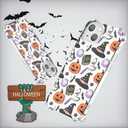 YESPURE for iPhone 14 Case,Cute Pumpkin Ghost Halloween Pattern Design,Transparent Soft TPU Anti-Yellowing Anti-Scratch Shockproof Protective Cover Clear Case for iPhone 14 6.1 inch