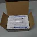 50 Pcs 1ml Syringes with Caps Oral Dispenser Individually Sterile Warpped for Medicine Dropper, Colostrum Collect Feeding Pets, Liquid