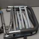 Toilet Safety Rails, Adjustable Toilet Frame for Elderly, Seniors, Handicap & Disabled, Foldable Handicap Toilet Handles Fit Any Toilets (300 LB) (Gray)