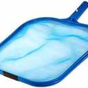 Swimline 8010 Residential Leaf Skimmer Net Head Cleaner with Retrieval Magnet for Swimming Pool Spa Pond Hot Tub Leaves Bugs Debris Fine Cleaning Maintenance, Heavy Duty Extra Large, Blue