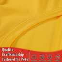 2 Pack Solid Color Dog Shirts - Lightweight, Quick Dry, Breathable Pet T-Shirts for Small to Large Dogs - Stretchy, Durable, Ideal for All Seasons and Holidays.Orange Red L