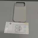 GONEZ Magnetic for iPhone 17 Pro Case, Compatible with MagSafe, [Screen Protector + Camera Lens Protector], Liquid Silicone Anti-Scratch Shockproof Protective Phone Case 6.3 Inch, Stone