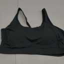 RUNNING GIRL Sports Bra for Women High Support, Molded Cup High Impact Sports Bras for Women with Sewn in Pads, L Black