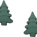 Operitacx 2pcs Christmas Tree Silicone Molds for Cake, Non-stick Baking Molds, Christmas Cake Mold Baking Diy Tools for Holiday New Year Party