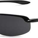 JULI Sports Sunglasses for Men Women Tr90 Rimless Frame for Running Fishing Baseball Driving MJ8001