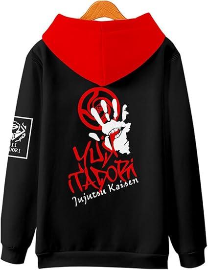 Satoru Pullover Hoodie JJK Cosplay Hoodie 3D Novelty Unisex Hooded, Size 3XL