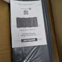 MAYOLIAH 8 Panel Room Divider 6ft Tall Freestanding Privacy Screen 160'' W Portable Office Partition, Grey