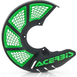 Acerbis X-Brake Vented Disc Cover - Black/Green (2449491043)