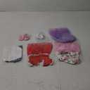 MSYO 18-Inch Doll Clothes & Accessories Kit: 4 Pre-Styled Outfit Sets + 2 Pairs of Shoes - Fashion Dress-Up Play Set for Dolls, Gift for Girls Ages 3-10