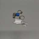 TAISHER 1PCS 316 Stainless Steel 90 Degree Compression Tube Pipe Fitting Connector, 1/4" Tube OD x 3/8" NPT Male Adapter