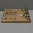 Heavy Duty Bamboo Cutting Board Non Slip Heavy Duty Over Sink Wooden Wood Cutting Board for Kitchen Chopping Board Extra Large Big Small Best House Warming Gift (16*11 in)