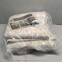 8x10 Washable Area Rug Beige Grey Abstract Living Room Bedroom Carpet Neutral Modern Non Slip Soft Low Pile Indoor Large Throw Rug for Dining Room Office