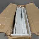 Badger Basket Bench-Top Wooden Toy Box - Kids Storage Chest and Bench Combo with Dual Safety Hinges, Side Handles, Front Slot - Organizer for Toys and Essentials - White