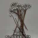 Leinuosen 12 Pack Christmas Tree Champagne Gold Sugared Berry Picks 9 Inch Artificial Christmas Wreath Berry Stems Xmas Branches Ornaments Decorations for Tree Topper Vase Fillers Home Table Decor