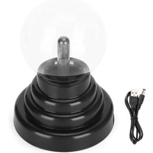 Respicefinem Plasma Light Ball Shape USB Night Lamp Ideal for Home Desktop Ornaments As Novelty Gift for Kids in Office Party and More