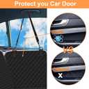 Mancro Dog Car Seat Cover for Back Seat, 2026 Upgraded 600D Heavy Duty Waterproof & Scratch-Resistant Dog Hammock for Car, Back Seat Pet Cover for Dogs with Sedan, Trucks and SUVs, Standard, Black