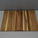 Sofa Arm Tray,Acacia Wood Folding Couch Arm Tray,Sofa Armrest Trays with Anti-Slip Pad for Drinks,Snacks,Phone,Remote Control (Brown)