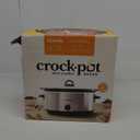 Crock-Pot 7 Quart Oval Manual Slow Cooker, Stainless Steel (SCV700-S-BR), Versatile Cookware for Large Families or Entertaining
