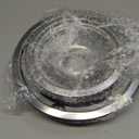 Chrome Range Drip Pans compatible with GE, Hotpoint and Kenmore Electric Stove - Replacement for WB31T10010, WB31T10011 (4 Pack, 2pcs 6" and 2pcs 8")