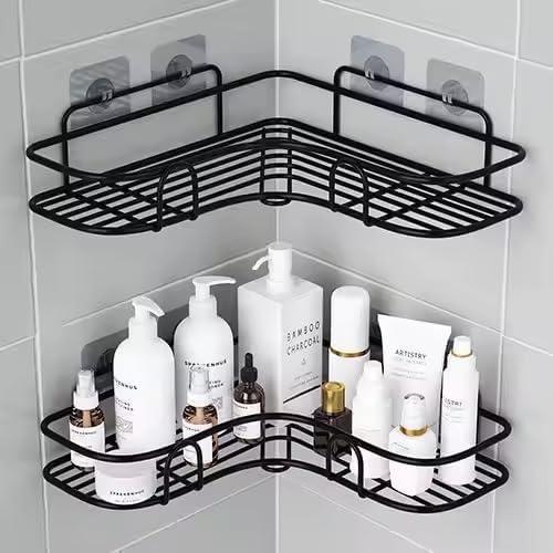 Corner Shower Caddy, Durable Wall Mount Bathroom Storage Rack
