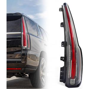 Huray Right LED Tail Light Fit for Cadillac Escalade 2015-2020 RH Taillight Rear Brake Lamp Assembly OE Style Accessory Replacement for GM2801277 84214004 (Passenger Side)