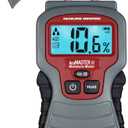 Calculated Industries 7440 AccuMASTER XT Digital Moisture Meter | Handheld |Pin Type | Backlit LCD Display | Detects Leaks, Damp and Moisture in Wood, Walls, Ceilings, Carpet and Firewood