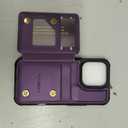 Vinich for iPhone 14 Pro Wallet Case with Card Holder, RFID Blocking Credit Slots Kickstand Shockproof Phone Cover Fit for iPhone 14 Pro 6.1" Purple