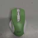 acer Wireless Mouse for Laptop, 2.4GHz Computer Mouse 3 Adjustable DPI Office Cordless USB Mice with USBA Receiver, 6 Buttons, 1600 DPI, Medium to Large Sized Hands (Green)
