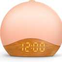 Sunrise Alarm Clock White Noise Sound Machine with 26 Soothing Sounds, 17 NightLights, Bluetooth Speaker, Wake Up Light Alarm Clock for Bedrooms, Heavy Sleepers, Ideal Gift for Baby, Kids, Seniors