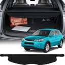 SCITOO Cargo Cover for 2007-2013 Fit for Acura MDX 3.7L Retractable Rear Trunk Cargo Shade Luggage Security Cover Shielding Waterproof (58 In)