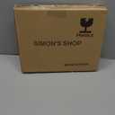 SIMON'S SHOP Vintage 8x10 Picture Frame for Wall and Tabletop, Brushed Gold Finish Octagon Shaped Frame Display Oval 8x10 Photos Vertically or Horizontally