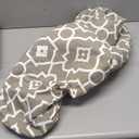 UniSimp Ironing Board Cover and Pad 18"x49" Extra Thick Natural Cotton, Scorch and Stain Resistant Iron Board Cover, Wide Ironing Board Cover with Fasteners Heavy Duty Heatproof Elastic Edge Geometric