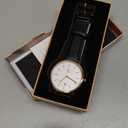 BEN NEVIS Watch, Mens Watch, Minimalist Fashion Simple Wrist Watch Analog Date with Leather Strap