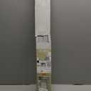 Cordless Light Filtering Mini Blind - 33 Inch Width, 48 Inch Length, 1" Slat Size - Pearl White - Cordless GII Morningstar Horizontal Windows Blinds for Interior by Achim Home Decor