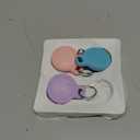 Air Tracker Tags 3 Pack, Item Finders Work for Apple Find My APP(iOS Only) Tracker Tags for Keys, Luggage, Backpack etc,Replaceable Battery Last 1 Year, Loud Beep, IP68 Waterproof with Holder