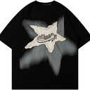 Y2K 90s Vintage Oversized T Shirts Star Graphic Tees Y2k Casual Unisex Streetwear Grunge Aesthetic Tops Clothes, 2
